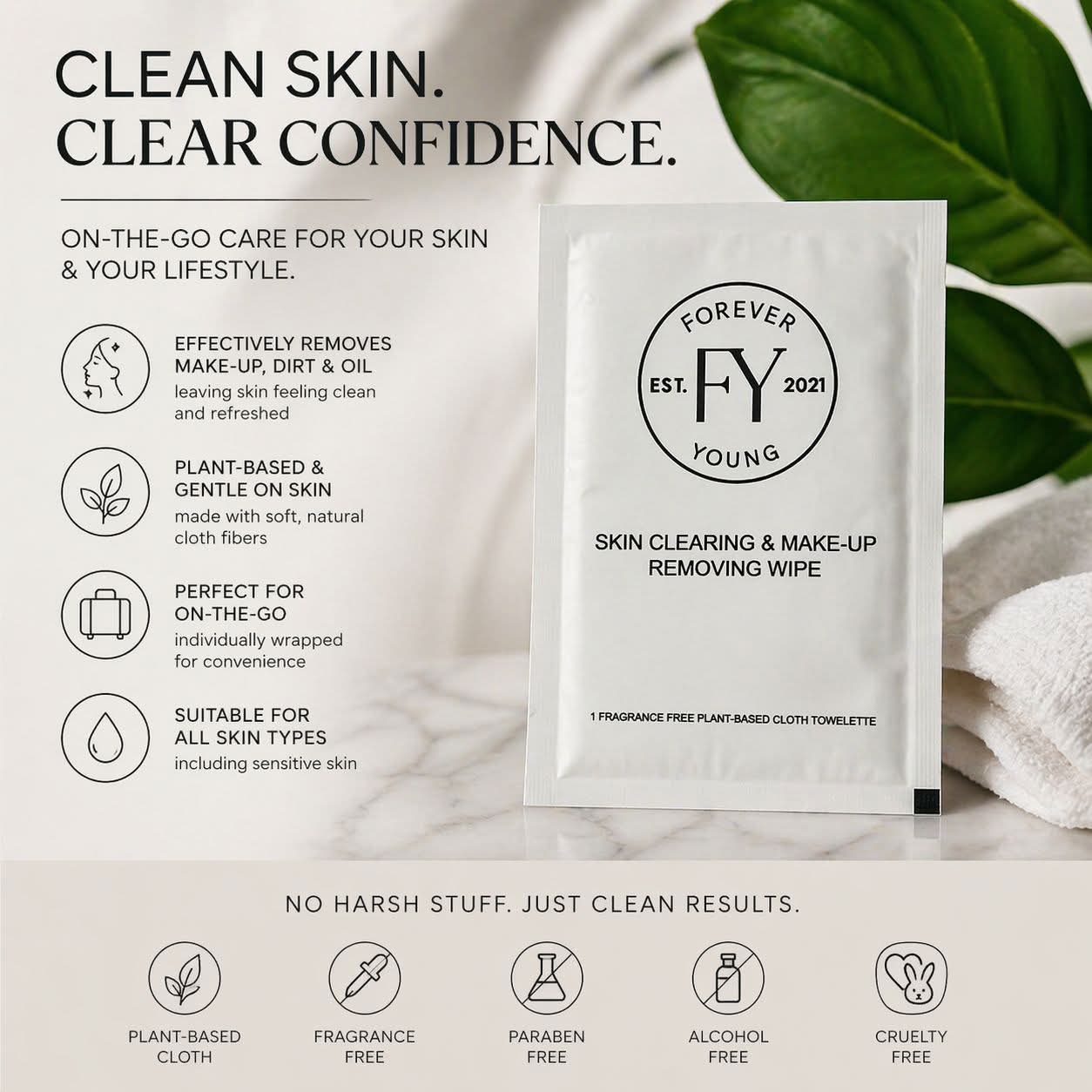 Face Wipes 20 pack